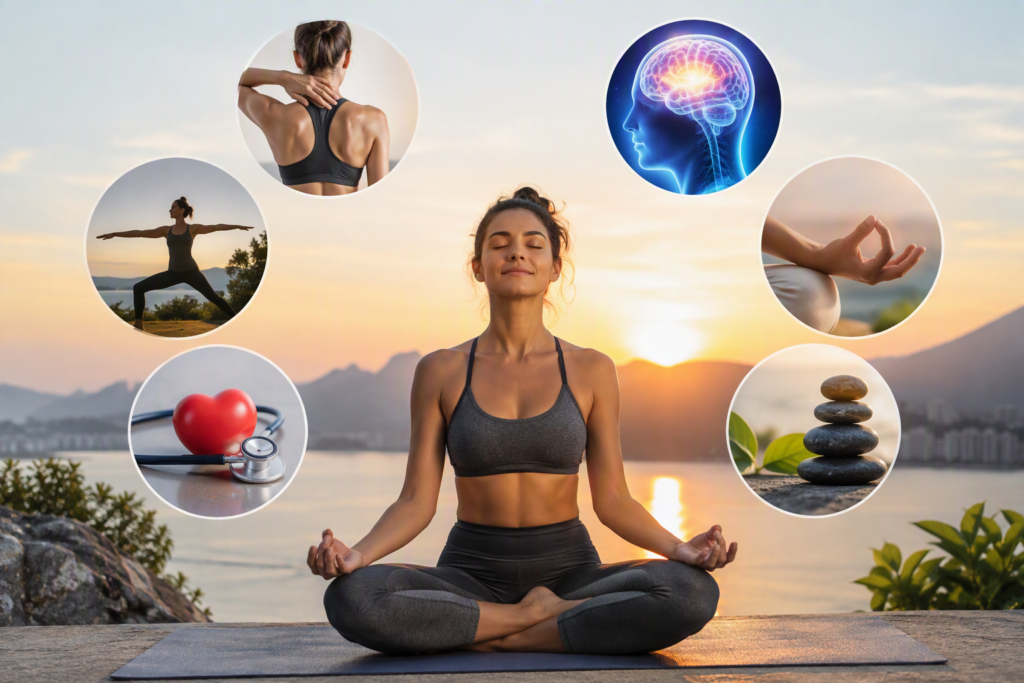 Yoga Corpo e Mente: Equilíbrio, Saúde e Bem-Estar Yoga Corpo e Mente