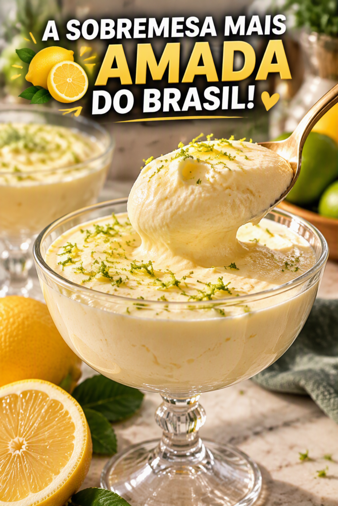 Mousse de Limão Perfeita: Receita Cremosa e Fácil Mousse de Limão