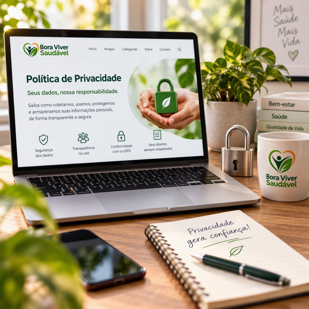 Política de Privacidade do Bora Viver Saudável Política de Privacidade