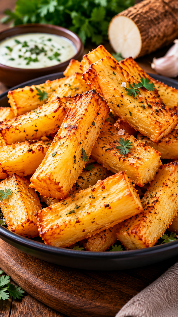 Mandioca Crocante na Air Fryer: Melhor que Frita? mandioca crocante